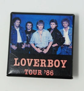 Vintage Loverboy Tour 1986 1 1/2" Buttons Pinbacks - Picture 1 of 1