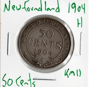 Moneda Terranova 50 Céntimos 1904 H KM11, plata - Imagen 1 de 4