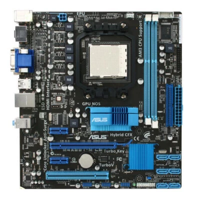 For ASUS M4A88T-M LE Motherboard AMD AM3 DDR3 M-ATX Mainboard - Image 1 of 4