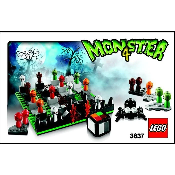 LEGO Board Game: Monster 4 (3837) Pre-Owned Complete NO BOX - Image 1 of 1