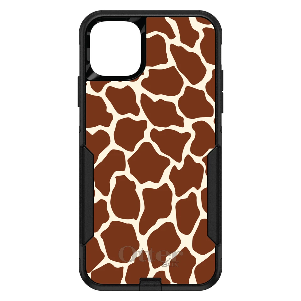 OtterBox Commuter for Apple iPhone (Pick Model) Brown Tan Beige Giraffe Skin - Image 1 of 1