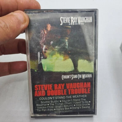 RARE Stevie Ray Vaughan CASSETTE TAPE Couldn't Stand The Weather 1984 blues - Image 1 of 3