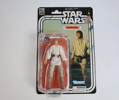 STAR WARS BLACK SERIES 6" FIGURE 40TH ANNIVERSARY A NEW HOPE LUKE SKYWALKER - Image 1 of 2