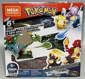 MEGA Construx - Buildable Pokemon Figures Set - TRAINER TEAM CHALLENGE - GNV47 - Picture 1 of 4