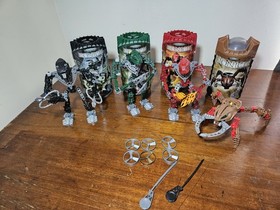 LEGO BIONICLE Toa Hordika Lot 8738 8740 8736 8745 Whenua Matau Vakama Roporak