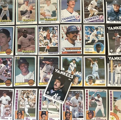 批量 25 张 有史以来很棒的洋基队卡 - 70 年代和 80 年代,包括雷吉和芒森 — 第 1/4 张图片