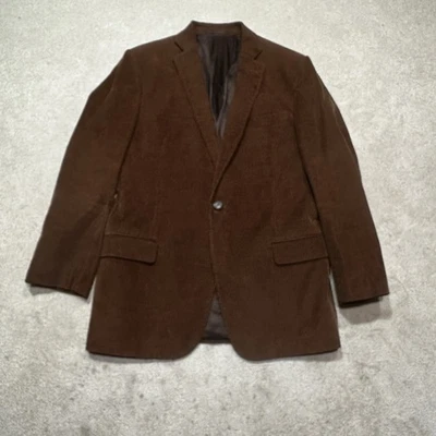 Blazer J. HILBURN Pana Para Hombres 41 R Marrón Informal Abrigo Deportivo Doble Ventilación Foto 1 de 4