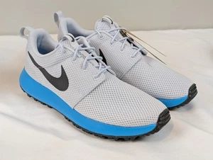 Nike Golf Men's Shoes Spikeless Roshe G Next Nature (Gray/Blue) - US 9 - Bild 1 von 11
