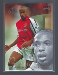 FUTERA PLATINUM 2001 - THIERRY HENRY - ARSENAL PRESTIGE PROMO CARD 120/400 - Picture 1 of 2