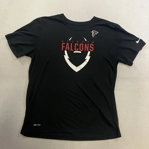 Nike Atlanta Falcons Dri Fit T-Shirt Men’s Size XL Black Short Sleeve Graphic - Picture 1 of 10