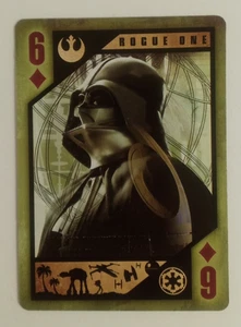 Star Wars Rogue One Spielkarte Darth Vader 6 Diamanten - Bild 1 von 2