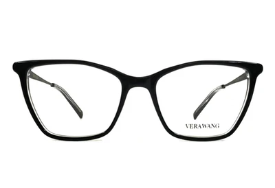 Vera Wang Eyeglasses Frames V725 BK Black Clear Cat Eye Full Rim 50-16-135 - Image 1 of 4