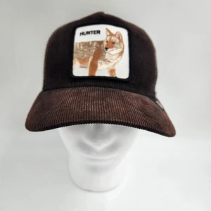 Goorin Bros Trucker Hat THE HUNTER 101 Coyote Brown Corduroy Snapback One Size - Picture 1 of 17