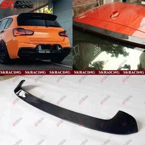 Alerón de techo trasero negro brillante/fibra de carbono para BMW Serie 1 F20 2012-2019 - Imagen 1 de 19