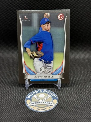 2014 Bowman Draft - Justin Steele #DP120 Black (RC) Asia Box - Image 1 of 2