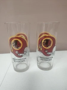 Posten 2 Washington Redskins Holly Farms Collector Series 6 1/4" Trinkgläser - Bild 1 von 14