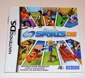 MANUAL ONLY Deca Sports DS Nintendo DS Instruction Booklet - Imagen 1 de 1