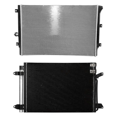 For Volkswagen Jetta 11-14 Reach Cooling BNDL-459572 Radiator & Condenser Kit Foto 1 de 2