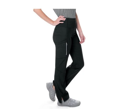 URBANE ALIGN Multi Bolsillo Carga Pull On Mujer Pantalones Exfoliantes -XL -NEGRO Foto 1 de 4