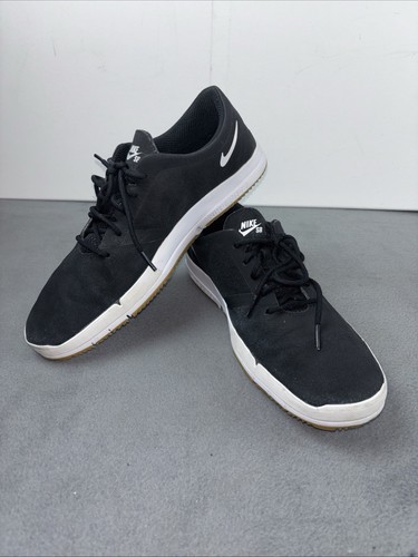 Nike SB Free Run Style uomo taglia 12 bianco e nero suola piatta tinta unita 2015