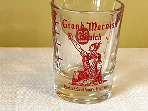 Grand Macnish Scotch Double Shot Glass 86 Proof  Advertisement - Picture 1 of 5