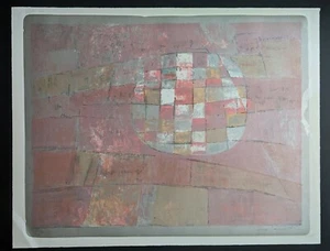 Jrma Bamert, Komposition in Silber und Rosé, Lithografie, signiert, num. & dat. - Bild 1 von 8