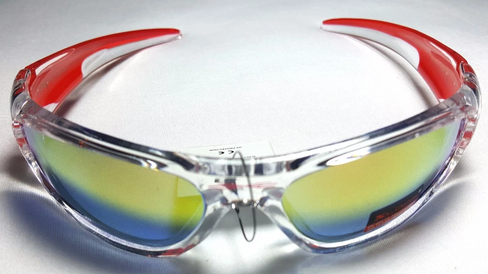 Gafas de sol XLoop para hombre envolventes de plástico multicolor lentes espejadas deportivas  Foto 1 de 1