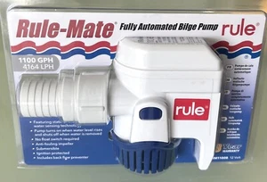 Rule-Mate 1100 GPH Fully Automated Bilge Pump - 12V Model RM1100B - Picture 1 of 2
