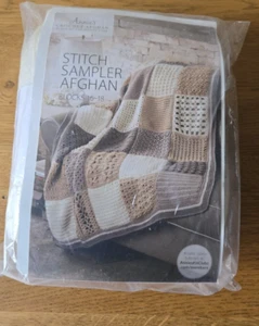 Annie's Crochet Afghan Blocks of The Month Blocks 16-18 - Picture 1 of 3