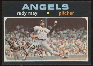 1971 Topps Rudy May #318 California Angels Baseball Card MLB NM Near Mint - Picture 1 of 2