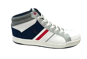 Mens urban trainers, d rock shoes hi top white uk 7 (41) - Picture 1 of 7