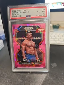 ALONZO MEINIFIELD PSA 10 2022 PANINI SELECT UFC #4 ROOKIE PINK ICE PRIZM SP RC  - Picture 1 of 1