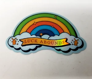 Dutch Bros Sticker March 17, 2025 Luck Abounds St Patrick's Day Rainbow - Picture 1 of 3
