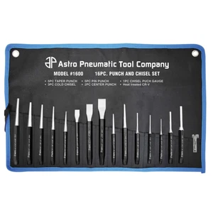 Astro Pneumatic 1600 16 Piece Punch & Chisel Set - Picture 1 of 3