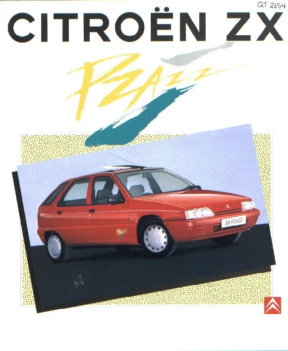 CITROEN ZX PZAZZ 1.4 BROCHURE 05/1993 - Image 1 of 1