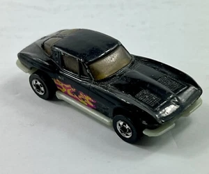 Vintage Hot Wheels Mattel 1979 1963 Black Corvette Stingray Split Window  HWL5 - Picture 1 of 8