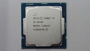 Intel Core I5-10500 SRH3A 3.1GHz 12MB Cache 6-Core LGA1200 CPU - Photo 1/2