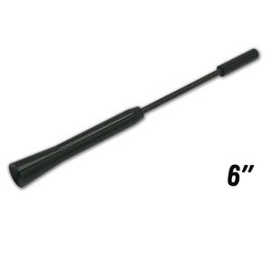 BLACK EXTENDED 6" CNC BILLET ALUMINUM SHORT ANTENNA FOR 06-15 MAZDA MX5 MIATA NC - Foto 1 di 7