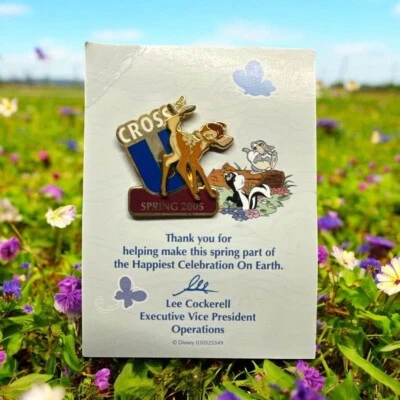 Prendedor de primavera Walt Disney World - miembro del elenco - Bambi - Cross-U 2005 Foto 1 de 3