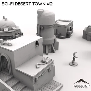 Sci-Fi Desert Town #2 - Compatible con Star Wars Legion Shatterpoint - Imagen 1 de 8