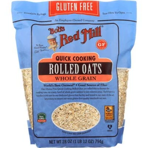Bob's Red Mill, Gluten Free, Quick Cooking, Whole Grain, Rolled Oats, 28 oz - Picture 1 of 5
