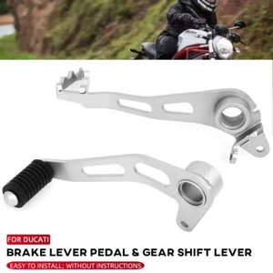 CNC Brake Lever Pedal Gear Shift Lever For DUCATI Monster 659/797 Scrambler Icon - Picture 1 of 7