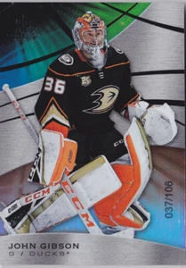 19-20 SP Game Used John Gibson /106 ORANGE Rainbow Ducks 2019 - Picture 1 of 1
