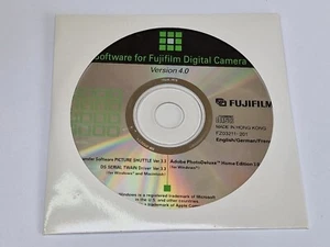 Software Fujifilm CD versión 4.0 para cámara digital, FZ03211-201 multi idioma - Imagen 1 de 2