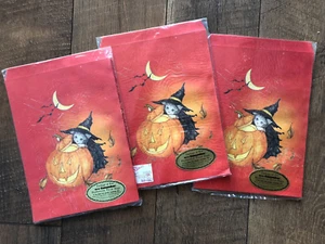 De colección NUEVO DE LOTE ANTIGUO Halloween Caramelo Bolsa de Papel Caramelo Gatito Pepino 30 1985 ¡WOW! - Imagen 1 de 1