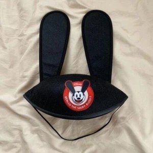 Tokyo Disney Resort TDL Oswald Lucky Rabbit Ear earband Hat Cap Black #DD415 - Picture 1 of 1