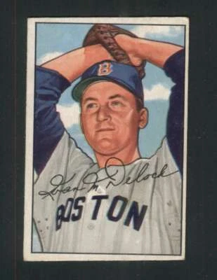1952 Bowman #250 Ike Delock EX/EX+ RC Rookie Red Sox 102156  - Image 1 of 2