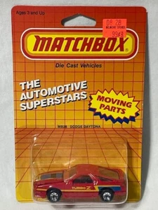 1986 Matchbox MB 28 Dodge Daytona Turbo Z, #A, Red, 1/64 - Picture 1 of 3