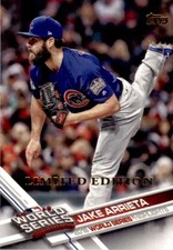2017 Topps Limited Edition Gold Foil Jake Arrieta World Series #18