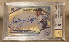 Anthony Volpe 2020 Bowman Chrome Prime Signatures SUPERFRACTOR 1/1 Auto READ
